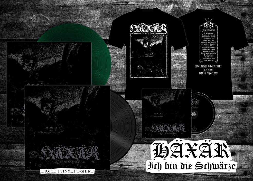 HÄXÄR - Ich bin die Schwärze I Vinyl I DIGICD I T-SHIRT