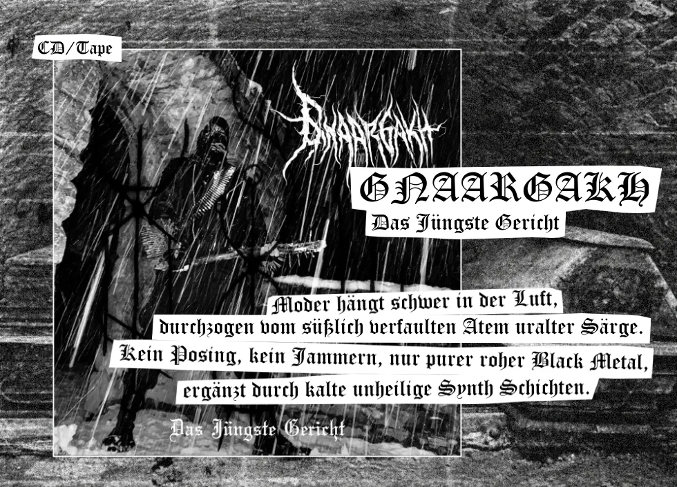 GNAARGAKH - Das Jüngste Gericht CD/TAPE