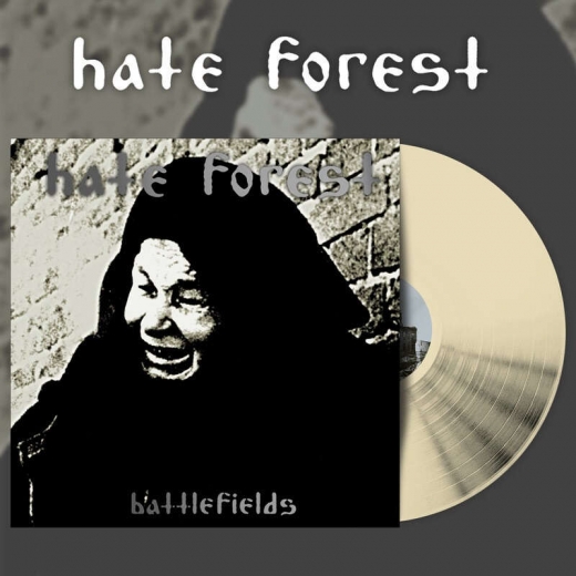 Hate Forest - Battlefields bone Vinyl