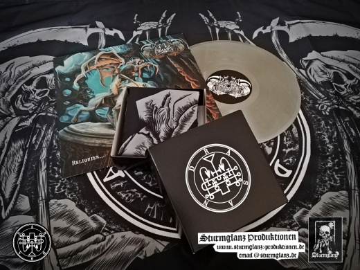 Andras - Reliquien... Silber Vinyl + Flagge + Box