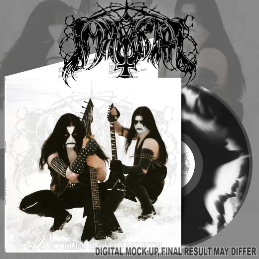 IMMORTAL - Battles in the North black & white Vinyl
