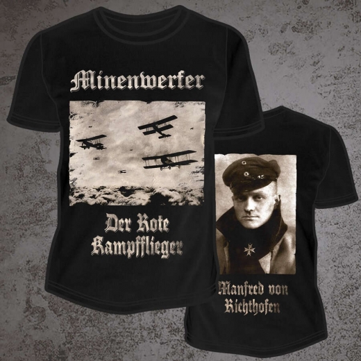MINENWERFER Der Rote Kampfflieger T-Shirt Size M