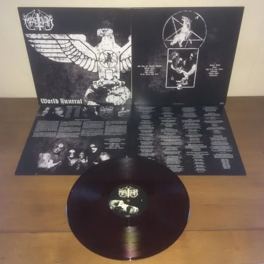 MARDUK - World Funeral red marble Vinyl