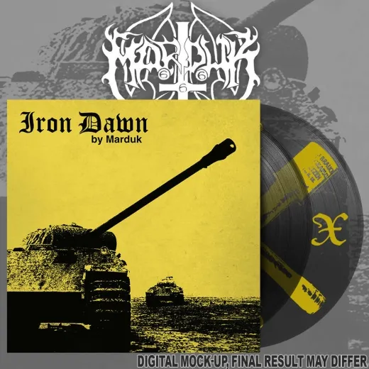 MARDUK - Iron Dawn Clear Black Vinyl