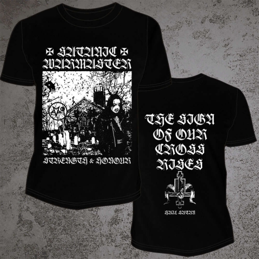 SATANIC WARMASTER - Strength & Honour T-Shirt L