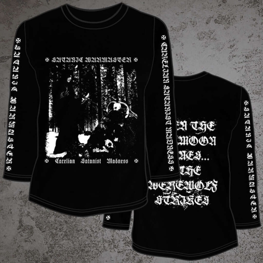 SATANIC WARMASTER - Carelian Satanist Madness Longsleeve M