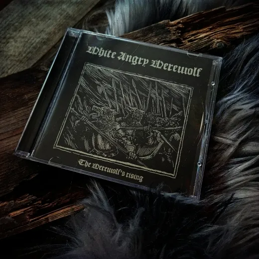 WHITE ANGRY WEREWOLF - The Werwolf’s Rising CD + Patch