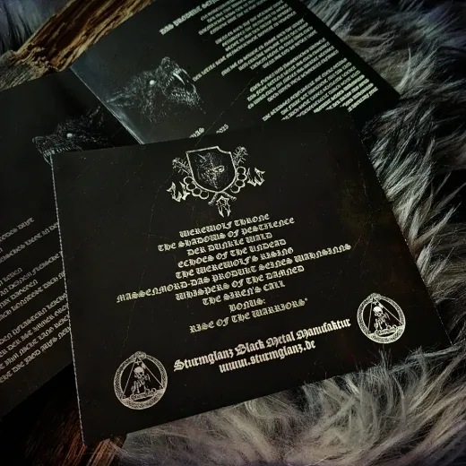 WHITE ANGRY WEREWOLF - The Werwolf’s Rising CD + Patch