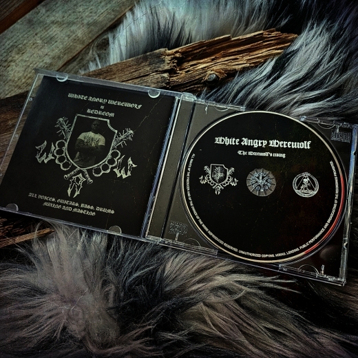 WHITE ANGRY WEREWOLF - The Werwolf’s Rising CD