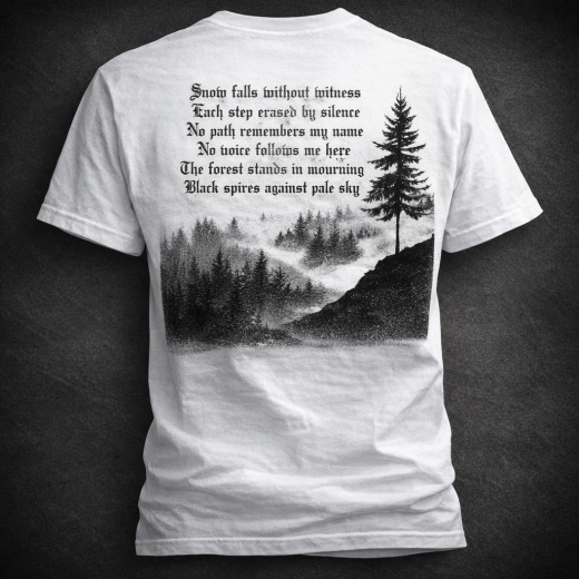 MORDBERG - Winter Solitude T-Shirt Size XL