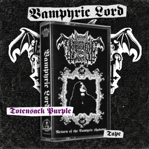 VAMPIRE LORD - Return of the Vampyric Shadows Tape Totensack &quote;Purple&quote;