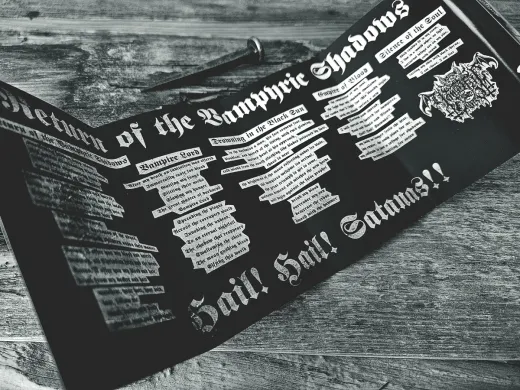 VAMPIRE LORD - Return of the Vampyric Shadows Tape Totensack &quote;Black&quote;