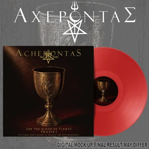 ACHERONTAS - For the Blood of Tiamat-Praxis I-XXX Years Anniversary bloodred Vinyl