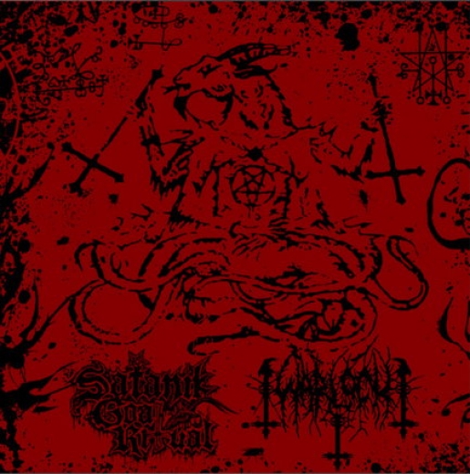Satanik Goat Ritual/Warlock666 Split CD
