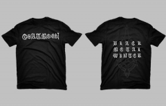 GOATMOON - Black Metal Winter T-Shirt Size L