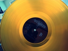 FELDGRAU - In Stahlgewittern transparent Orange Vinyl