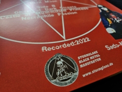 DEVIL MOON - Devil Moon Red/BLack Splatter Vinyl