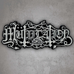 MUTIILATION - Mutiilation - White Logo Metal Badge