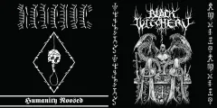 BLACK WITCHERY / REVENGE - Holocaustic Death March to Humanitys Doom Split Vinyl.