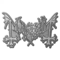 MAYHEM - METAL LOGO PIN
